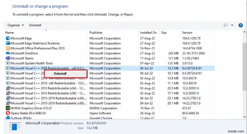 วิธีการติดตั้ง Microsoft Visual C++ Redistributable อีกครั้ง