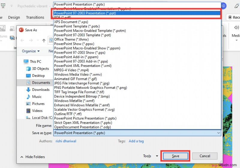 แก้ไขข้อผิดพลาด PowerPoint ไม่บันทึกไฟล์