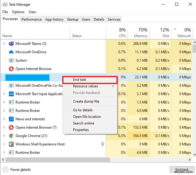 แก้ไขข้อผิดพลาดสลิง 8 4612 ใน Windows 10