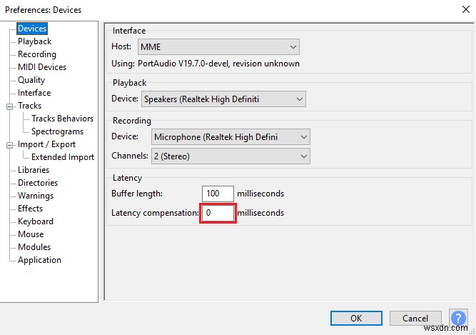 วิธีแก้ไข Latency ใน Audacity ใน Windows 10 