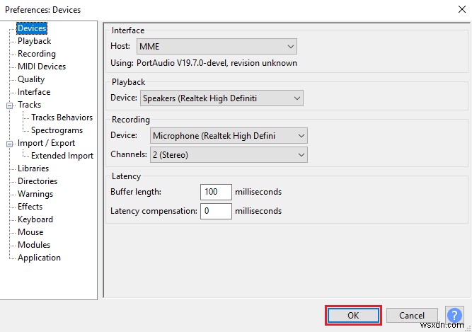 วิธีแก้ไข Latency ใน Audacity ใน Windows 10 