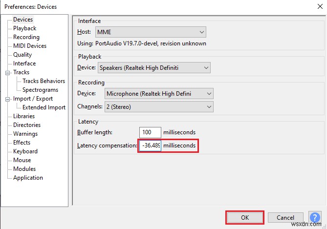 วิธีแก้ไข Latency ใน Audacity ใน Windows 10 