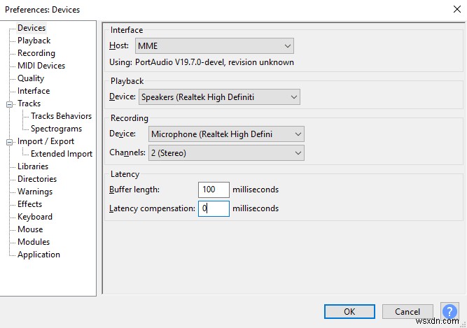 วิธีแก้ไข Latency ใน Audacity ใน Windows 10 