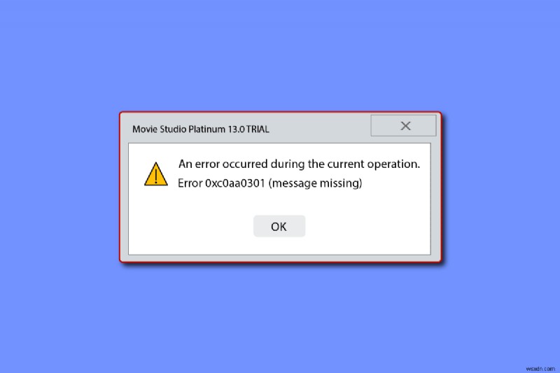 แก้ไขข้อผิดพลาด 0xc0aa0301 ใน Windows 10 