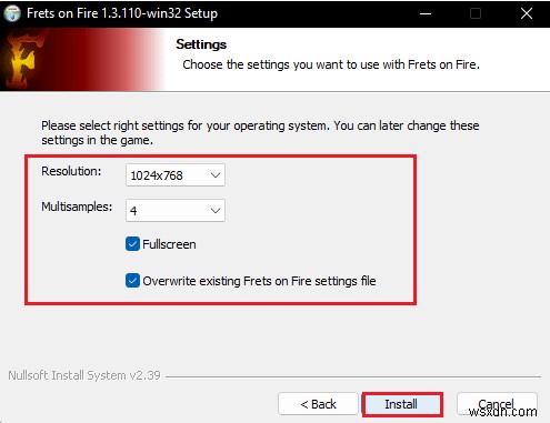 วิธีการเล่น Frets on Fire ใน Windows 10