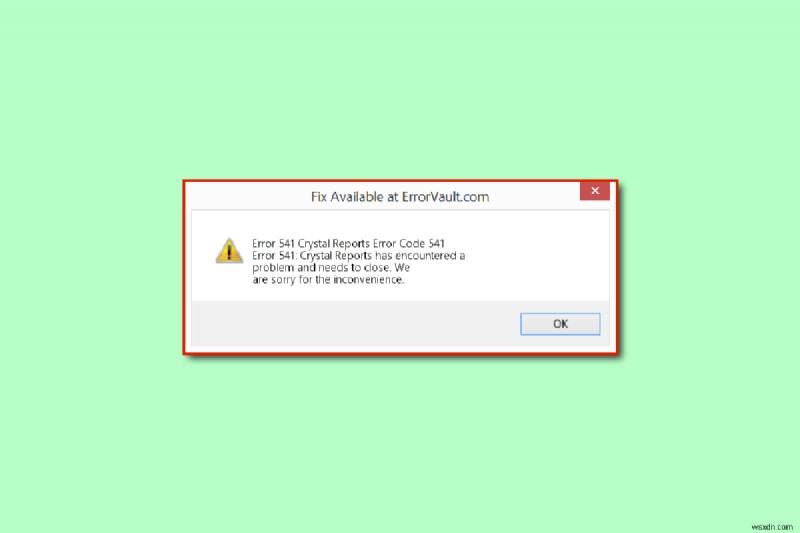 แก้ไขรหัสข้อผิดพลาด 541 ใน Windows 10 