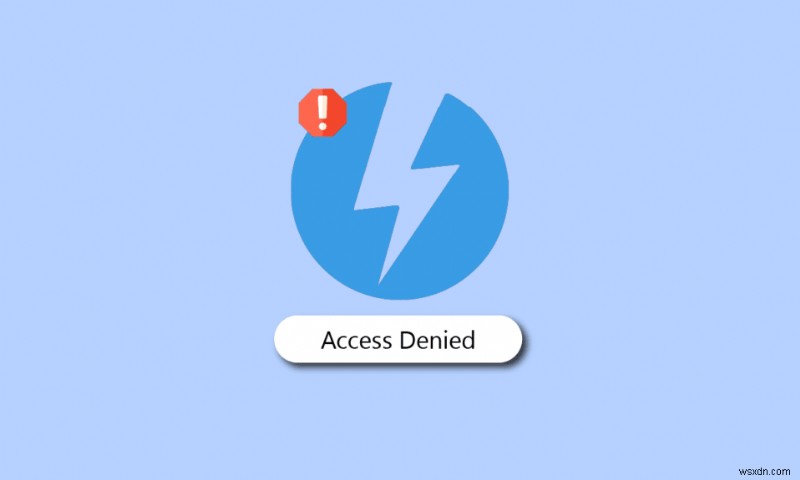 แก้ไข Daemon Tools ไม่สามารถเข้าถึงไฟล์รูปภาพMDF 