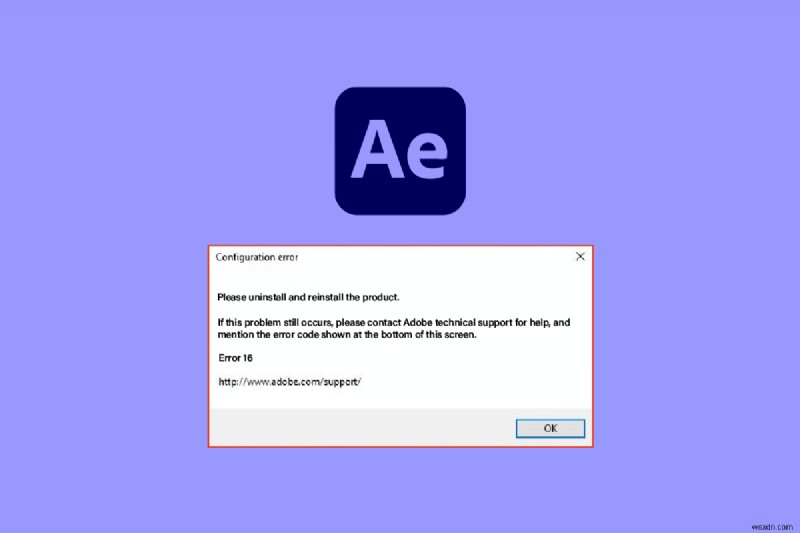 แก้ไขข้อผิดพลาด Adobe After Effects 16 ใน Windows 10 