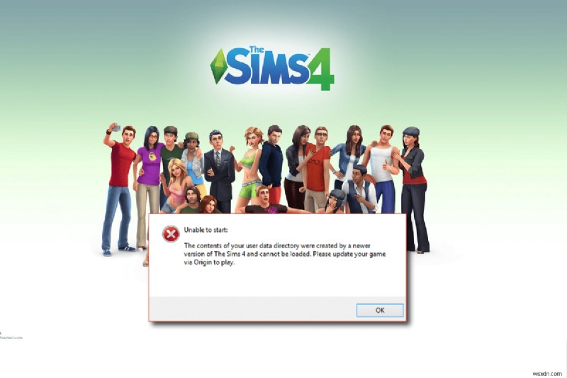 5 วิธีในการแก้ไข Sims 4 ไม่สามารถเริ่มเนื้อหาของข้อมูลผู้ใช้ของคุณ 