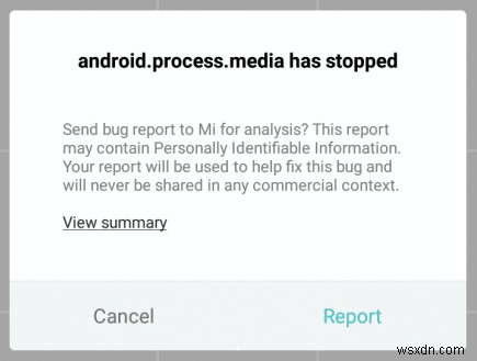 วิธีแก้ไข Android.Process.Media หยุดข้อผิดพลาด