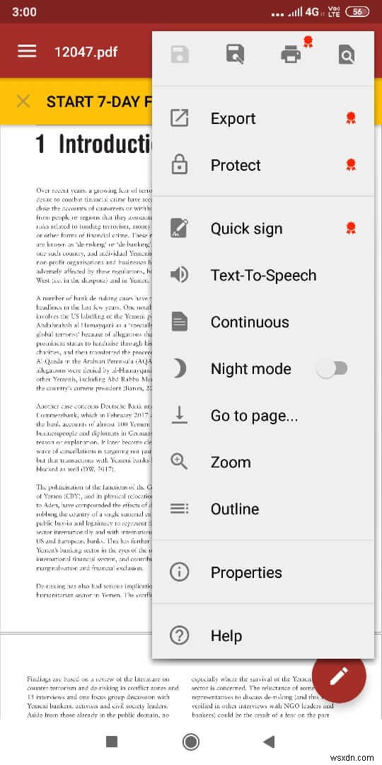 4 แอปที่ดีที่สุดในการแก้ไข PDF บน Android