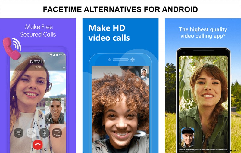 7 ทางเลือก FaceTime ที่ดีที่สุดสำหรับ Android