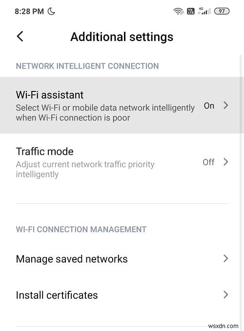 แก้ไขปัญหาการเชื่อมต่อ Android Wi-Fi