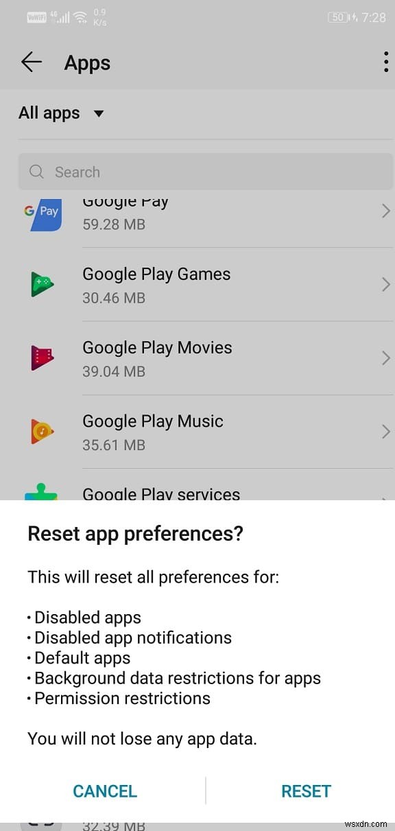 แก้ไข ขออภัย บริการ Google Play หยุดทำงานผิดพลาด