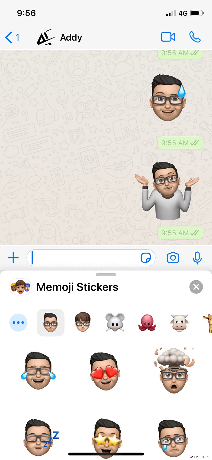 วิธีใช้สติกเกอร์ Memoji บน WhatsApp สำหรับ Android