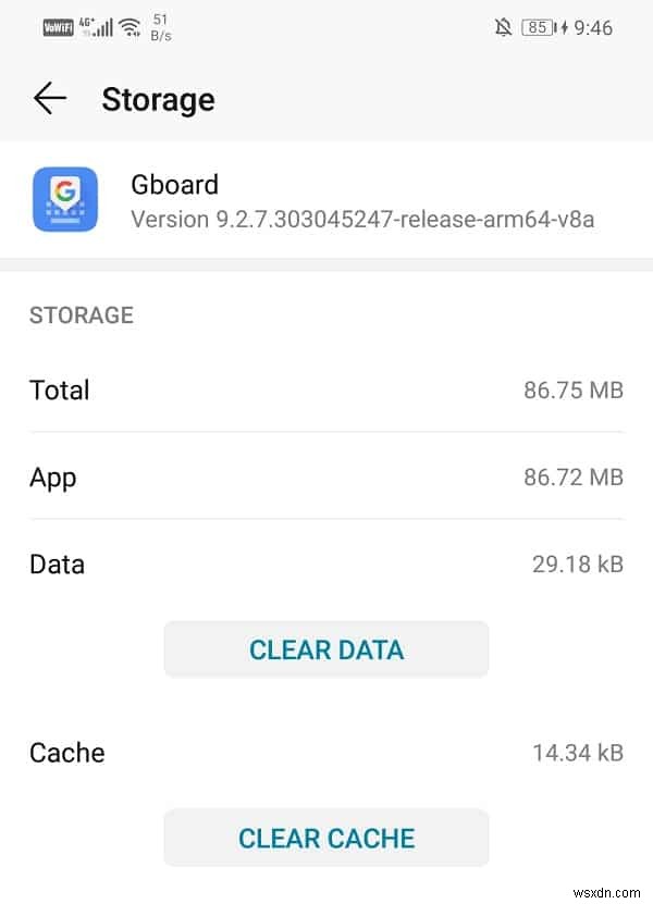 แก้ไข Gboard หยุดทำงานบน Android