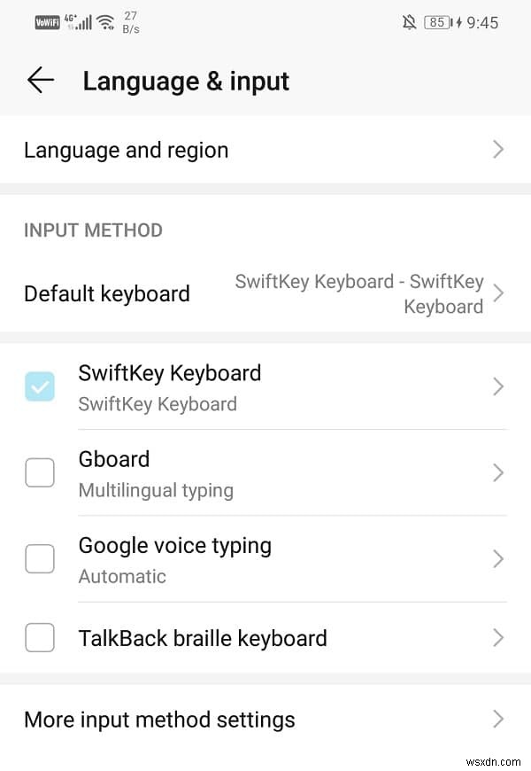 แก้ไข Gboard หยุดทำงานบน Android