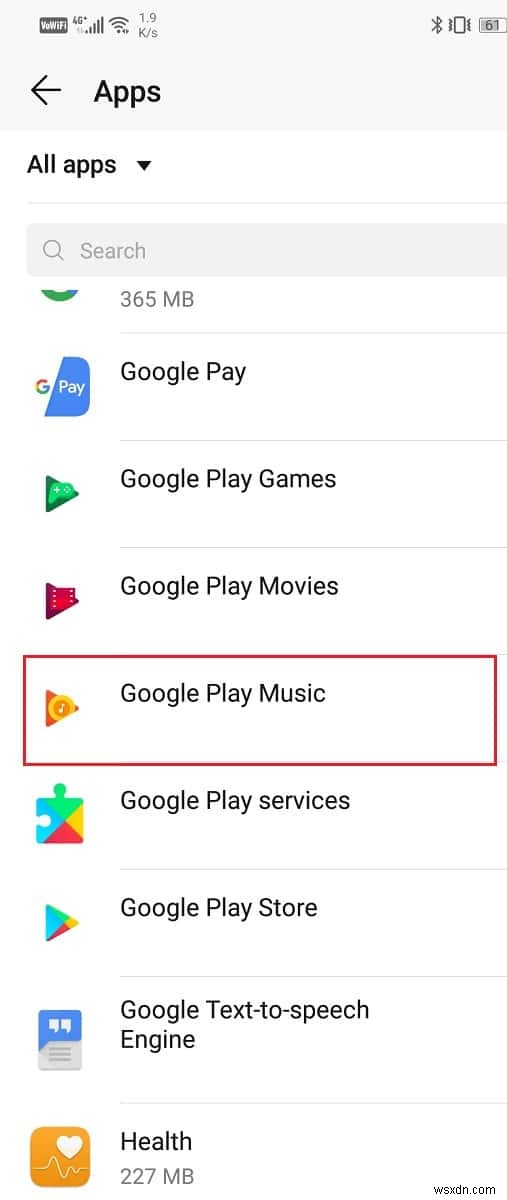 แก้ไข Google Play Music หยุดทำงาน