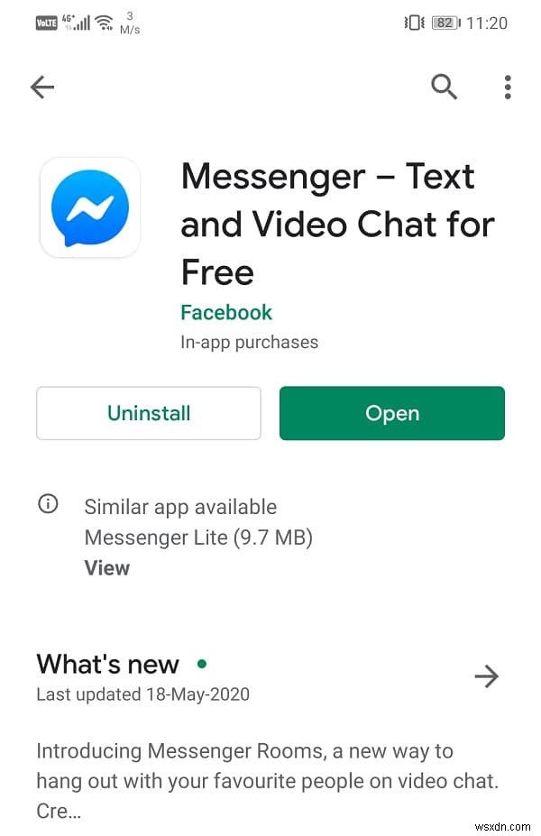 วิธีแก้ปัญหา Facebook Messenger