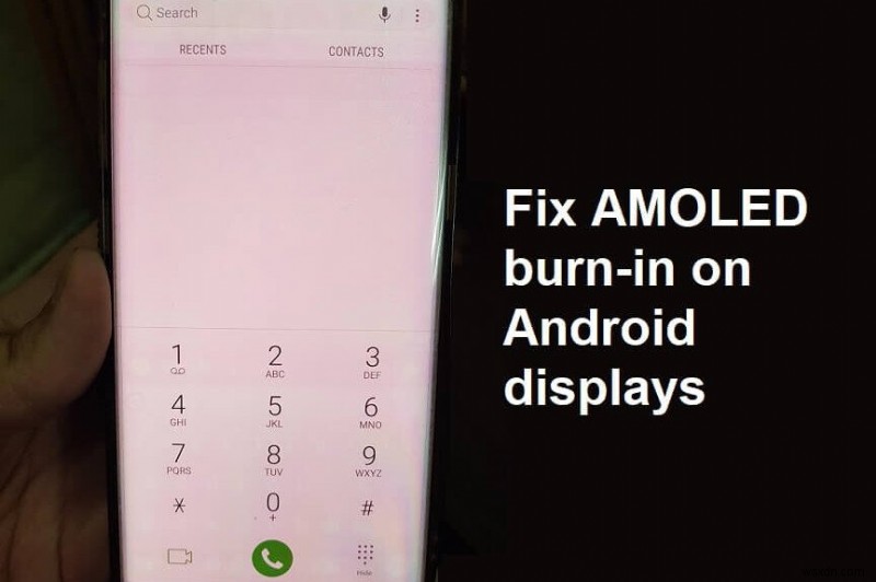 แก้ไขการเบิร์นหน้าจอบนจอแสดงผล AMOLED หรือ LCD