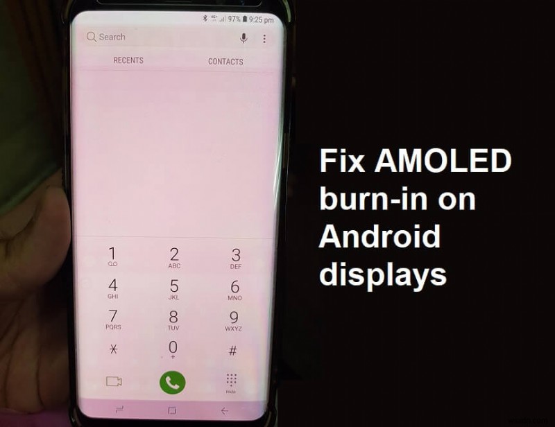 แก้ไขการเบิร์นหน้าจอบนจอแสดงผล AMOLED หรือ LCD