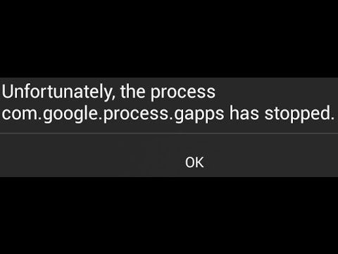 แก้ไข ขออภัย กระบวนการ com.google.process.gapps หยุดข้อผิดพลาด