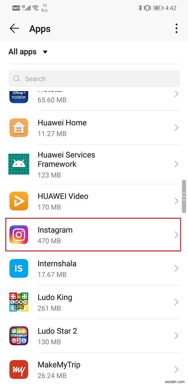 แก้ไข Instagram ไม่สามารถรีเฟรชฟีดข้อผิดพลาดบน Android