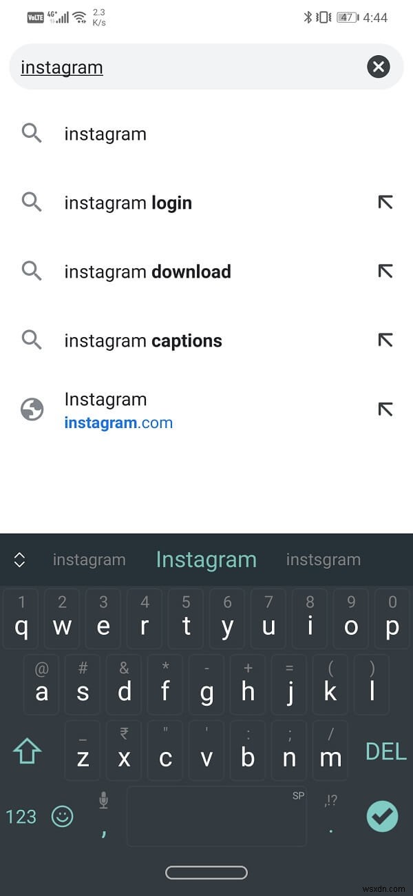 แก้ไข Instagram ไม่สามารถรีเฟรชฟีดข้อผิดพลาดบน Android