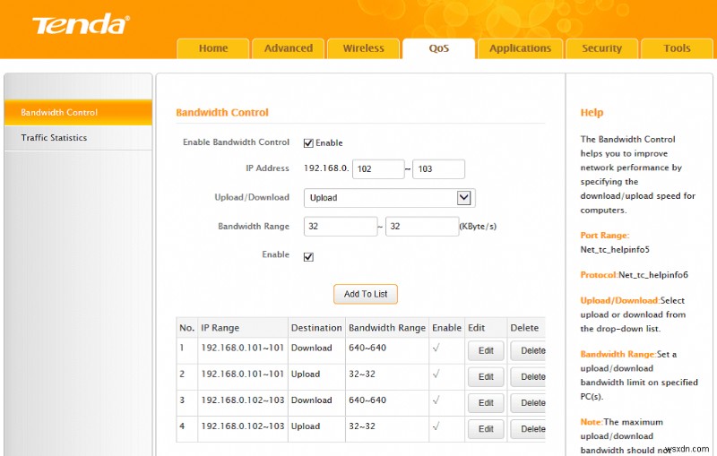 วิธีจำกัดความเร็วอินเทอร์เน็ตหรือแบนด์วิดท์ของผู้ใช้ WiFi