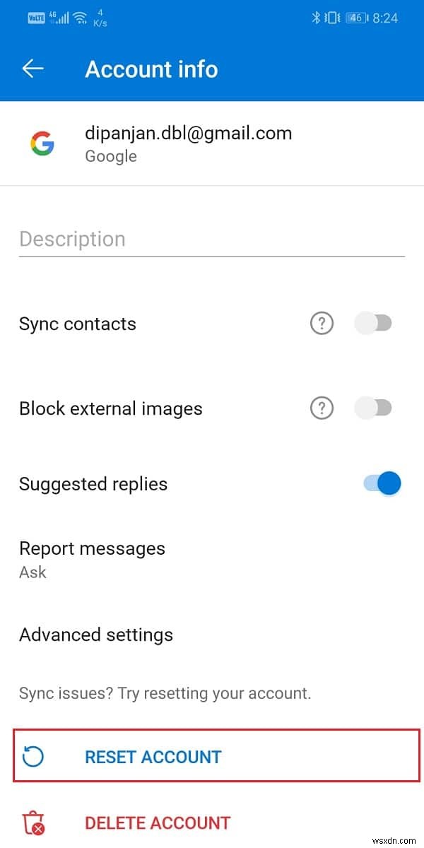 แก้ไข Outlook ไม่ซิงค์บน Android