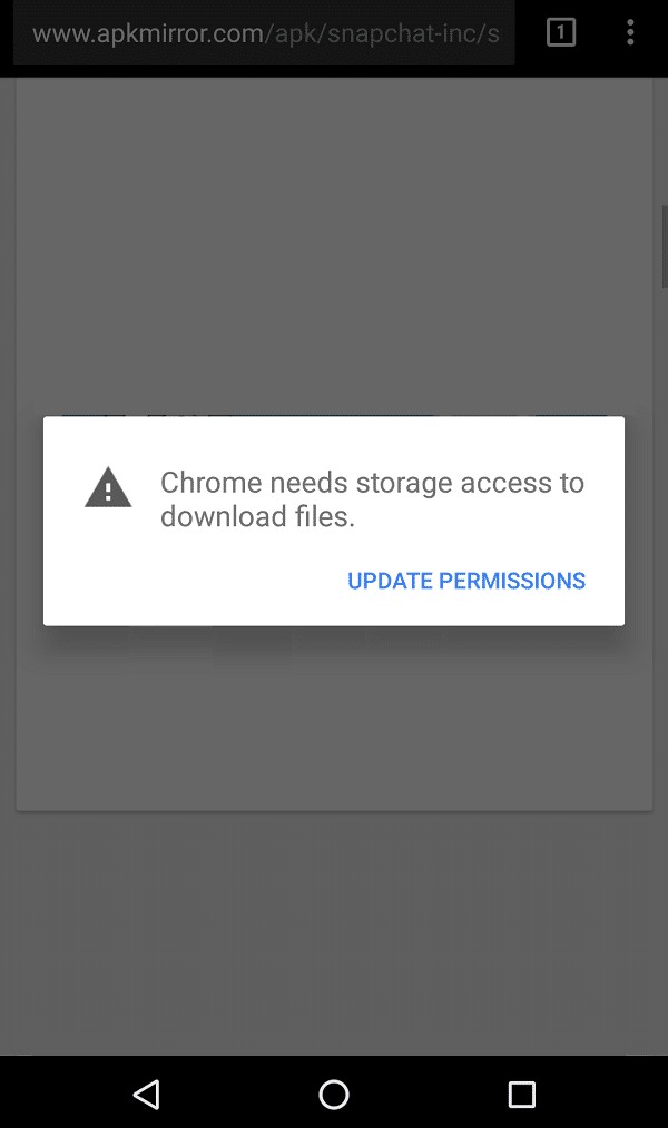 แก้ไขข้อผิดพลาดในการเข้าถึงพื้นที่เก็บข้อมูลของ Chrome บน Android