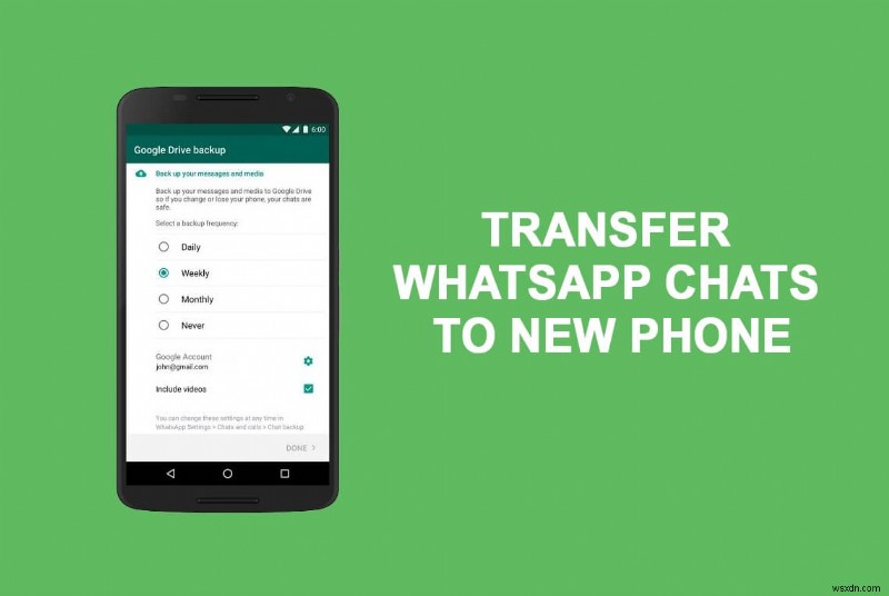 วิธีโอนการแชท WhatsApp เก่าไปยังโทรศัพท์เครื่องใหม่ของคุณ