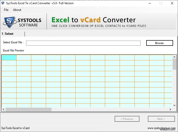 วิธีการแปลงไฟล์ Excel (.xls) เป็นไฟล์ vCard (.vcf)