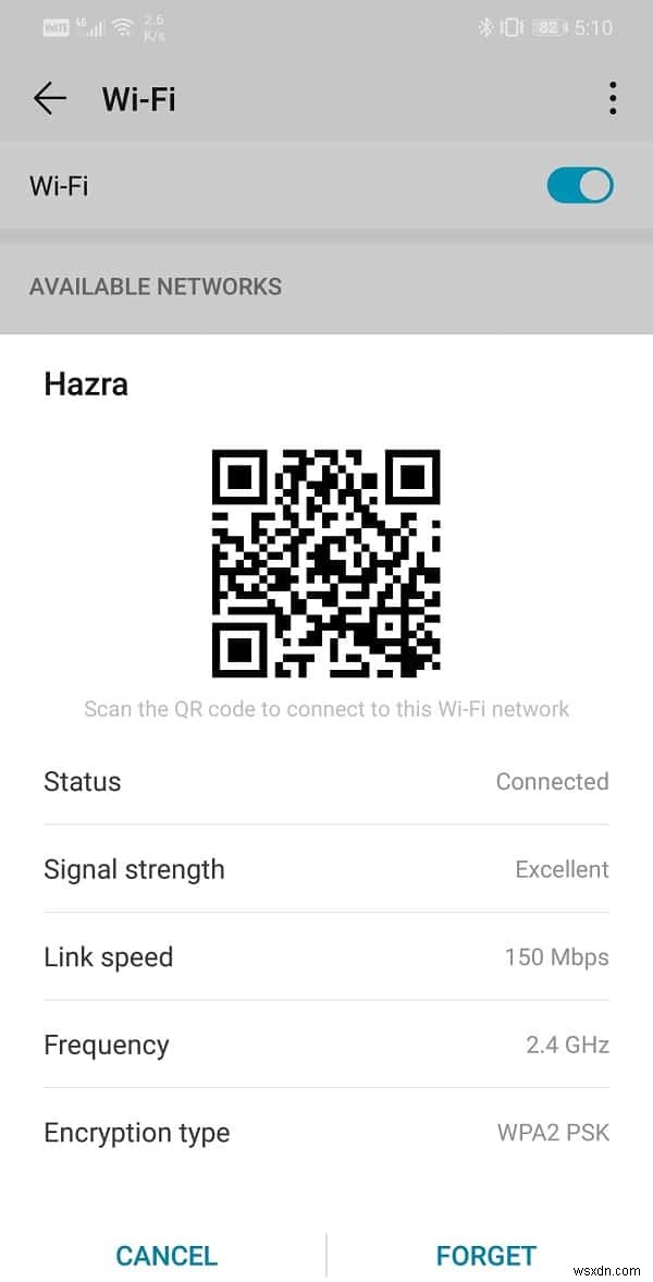 วิธีค้นหารหัสผ่าน Wi-Fi บน Android