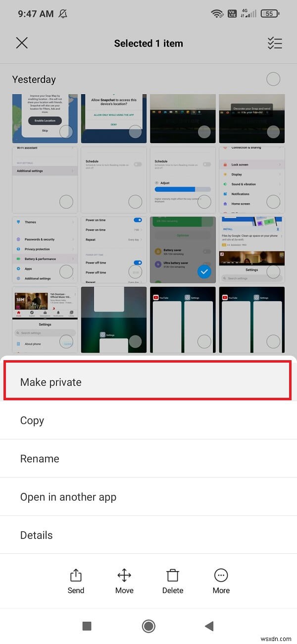 วิธีซ่อนไฟล์ รูปภาพ และวิดีโอบน Android