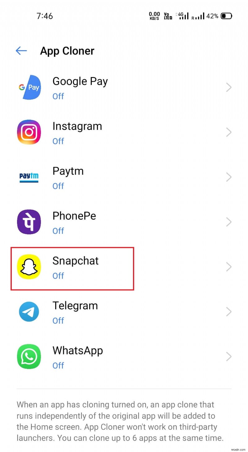 วิธีเรียกใช้บัญชี Snapchat สองบัญชีบนโทรศัพท์ Android เครื่องเดียว