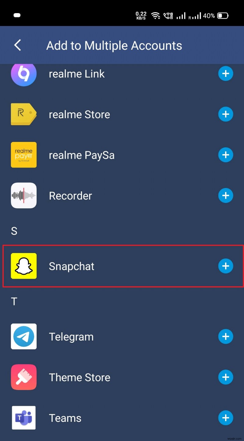 วิธีเรียกใช้บัญชี Snapchat สองบัญชีบนโทรศัพท์ Android เครื่องเดียว