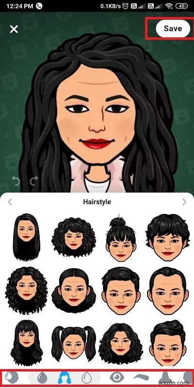 วิธีการเปลี่ยน Bitmoji Selfie บน Snapchat