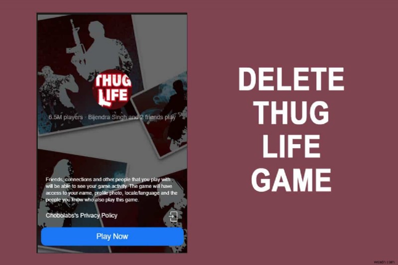 วิธีการลบเกม Thug Life จาก Facebook Messenger