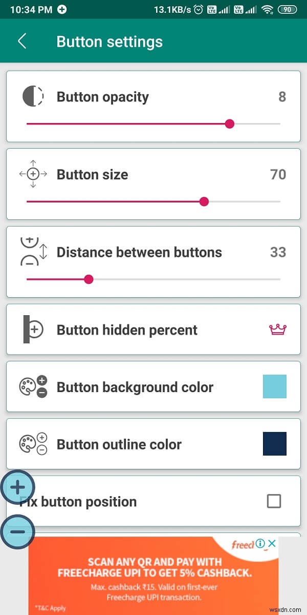 วิธีรับปุ่มปรับระดับเสียงบนหน้าจอบน Android