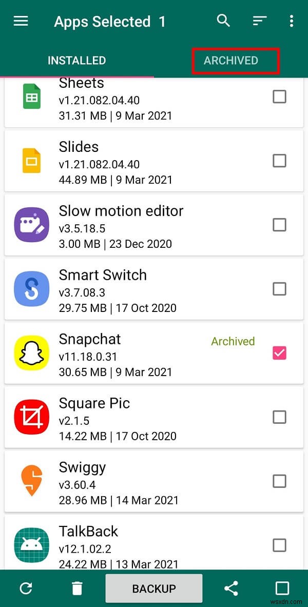 วิธีกำจัดการอัปเดต Snapchat บน Android