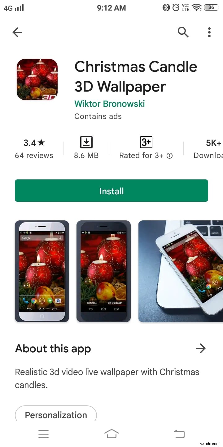 แอพวอลเปเปอร์คริสต์มาสฟรี 15 อันดับแรกสำหรับ Android