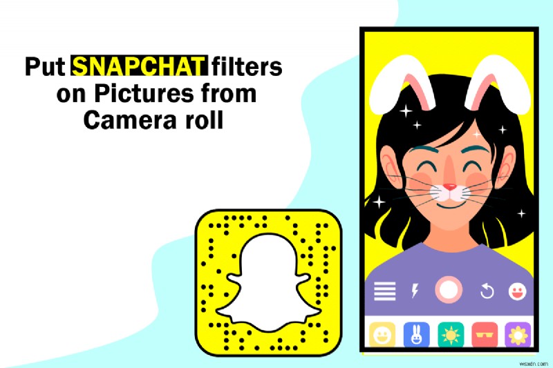 วิธีการใส่ฟิลเตอร์ Snapchat บนรูปภาพจากม้วนฟิล์ม