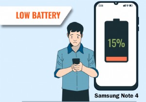แก้ไขปัญหาแบตเตอรี่หมดของ Samsung Note 4