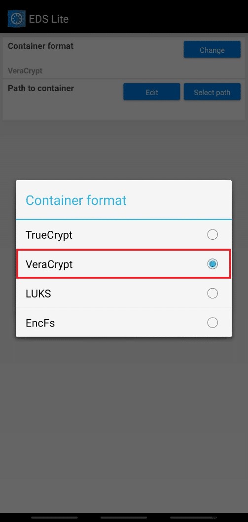วิธีการเมานต์ VeraCrypt ที่เข้ารหัสบน Android
