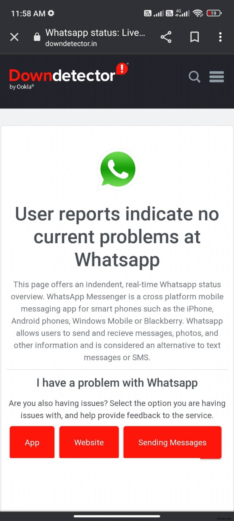 แก้ไข WhatsApp ทำให้หยุดทำงานบน Android