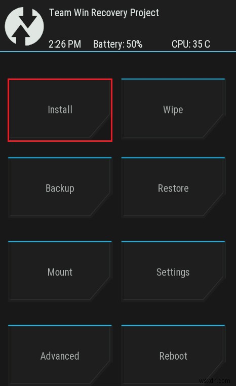 แก้ไข Unable to Mount Storage TWRP บน Android 