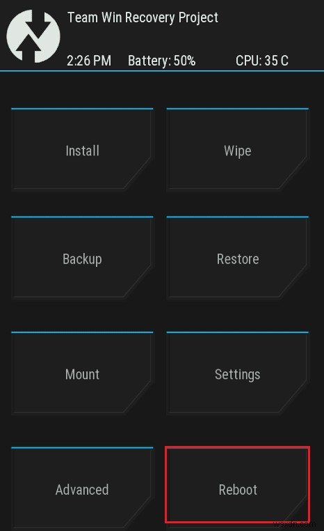 แก้ไข Unable to Mount Storage TWRP บน Android 