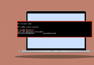 วิธีเลี่ยงผ่านข้อความที่ไม่ได้รับอนุญาตจากอุปกรณ์ ADB