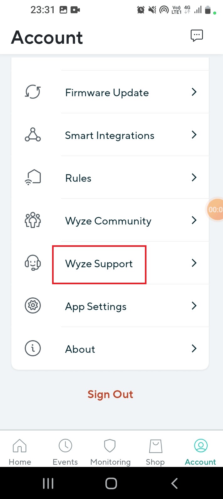 แก้ไข Wyze Error Code 06 บน Android